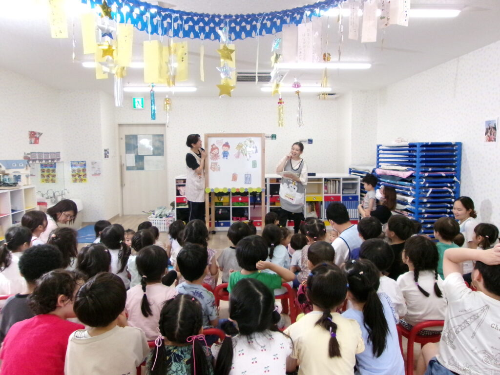 7月7日七夕集会がありました。
